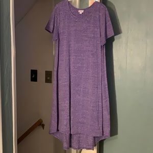 LuLaRoe Dresses - LuLaRoe Purple Carly Large LuLaRoe Dresses - LuLaRoe Purple Carly Large